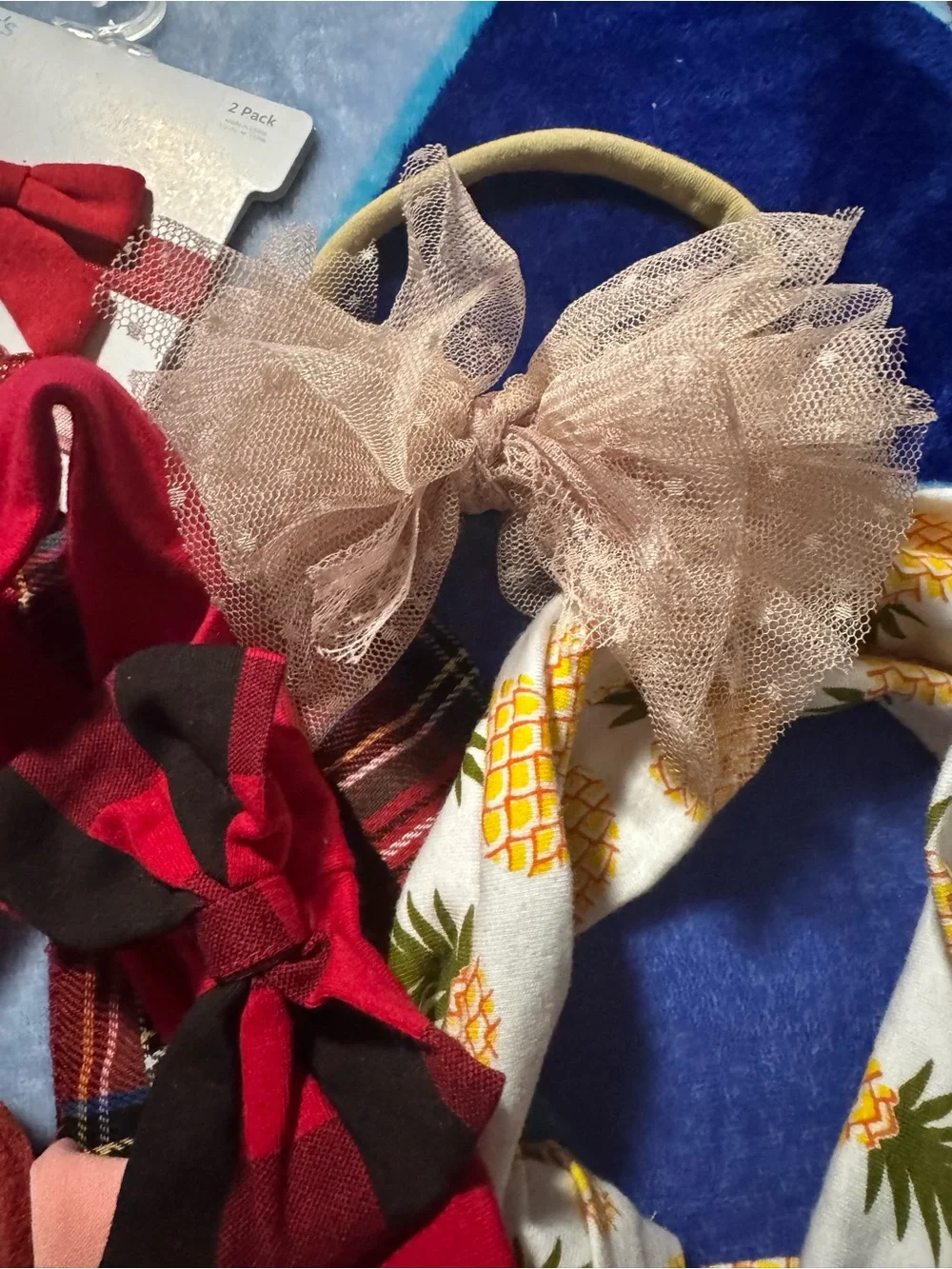 Girls Assorted Color Bow & Floral Headband Pack